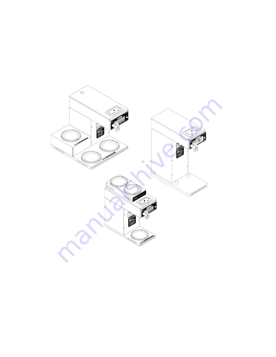 Bunn CWTF-APS-MV Operating & Service Manual Download Page 1