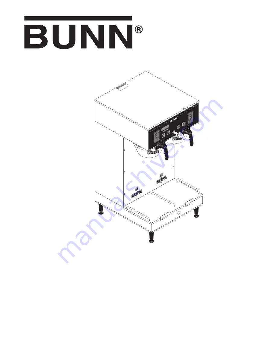 Bunn DUAL SH DBC WITH SMART FUNNEL Installation & Operating Manual Download Page 1