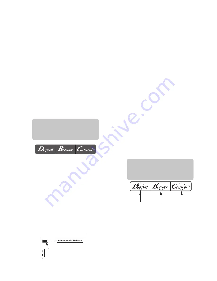 Bunn DUAL SH DBC WITH SMART FUNNEL Installation & Operating Manual Download Page 11