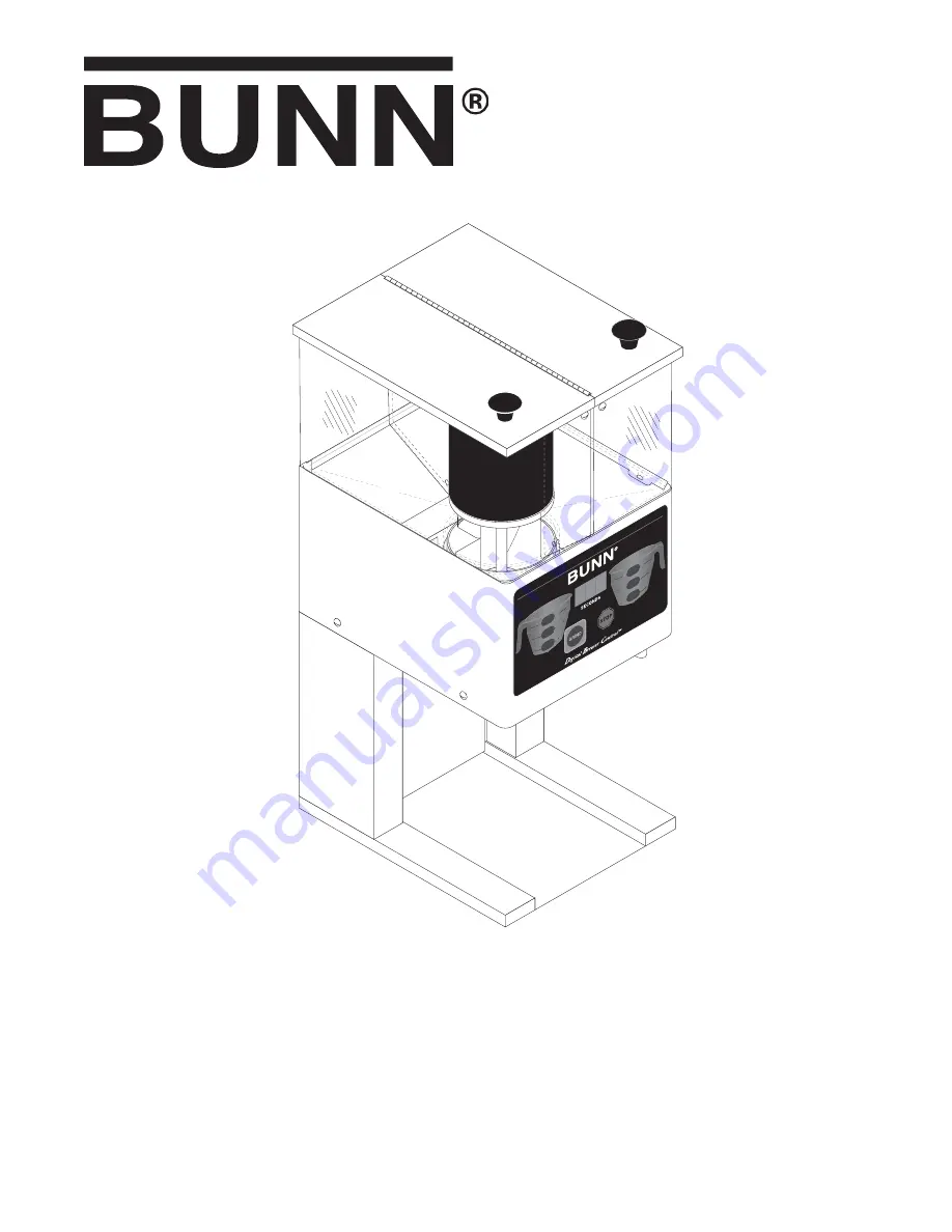 Bunn FPG-2 DBC Installation & Operating Manual Download Page 1