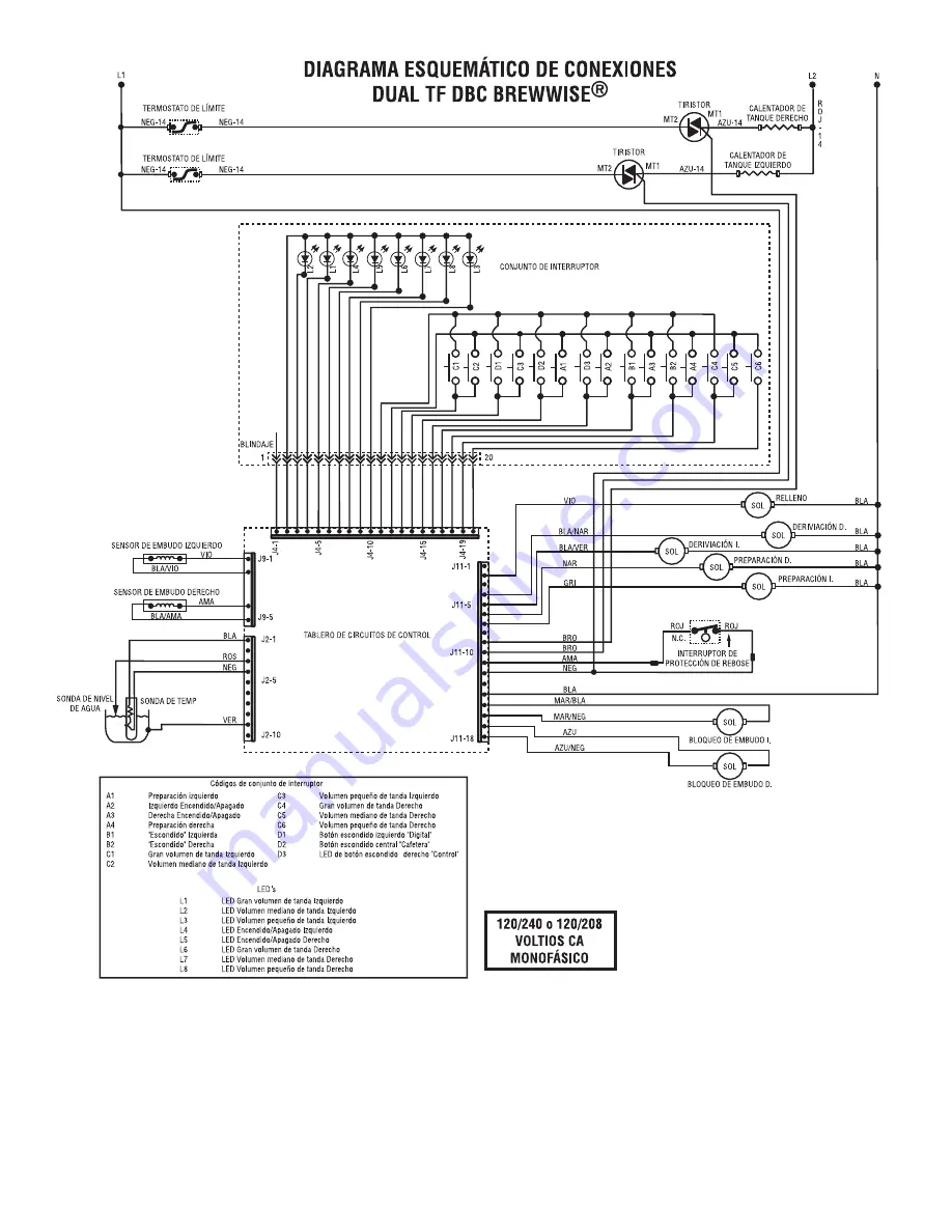 Bunn Single TF DBC Installation & Operating Manual Download Page 89