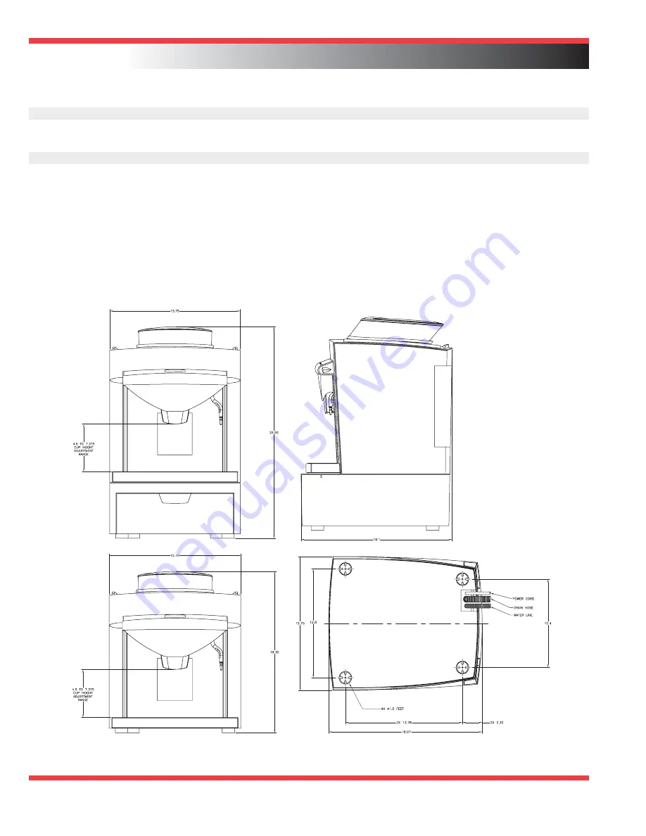 Bunn Tiger XL M-2 Specification Sheet Download Page 2