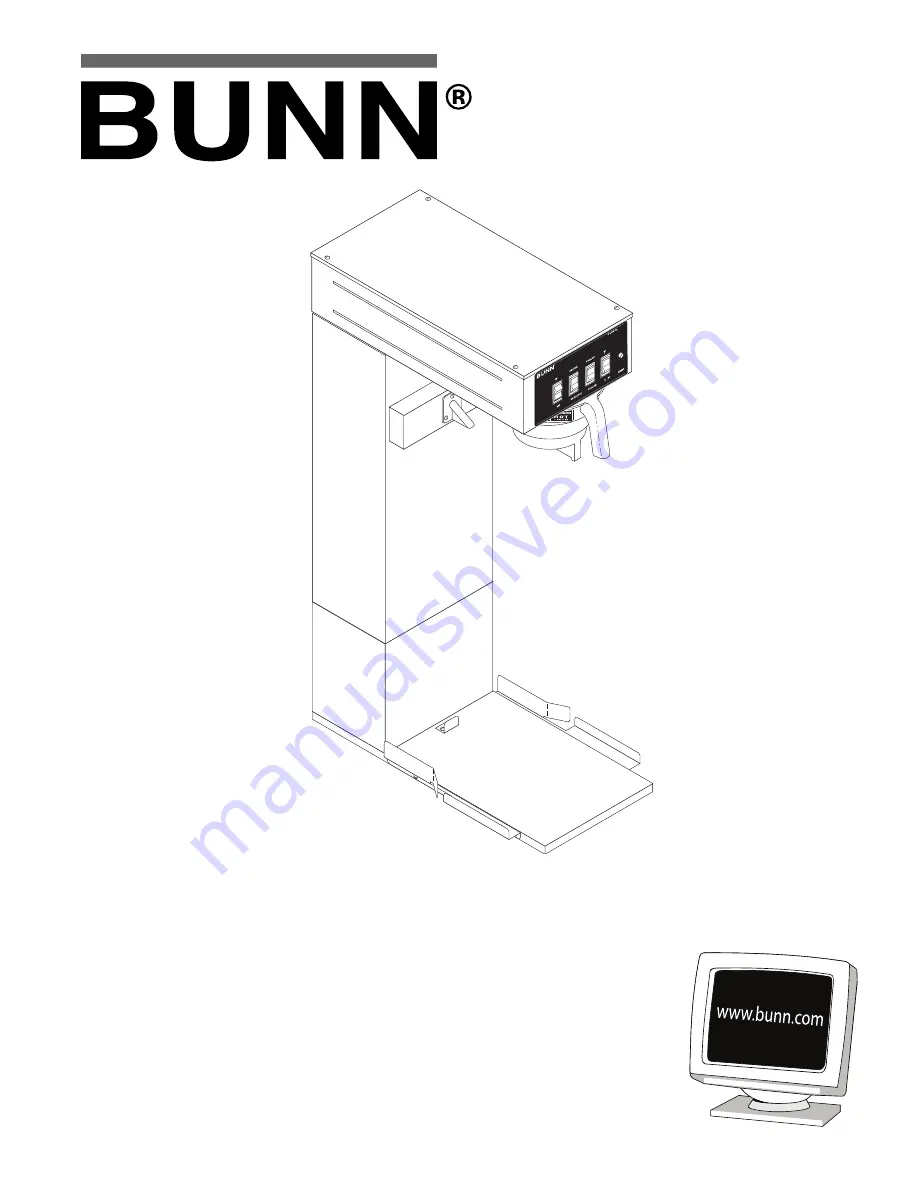 Bunn TU5Q Operating & Service Manual Download Page 1