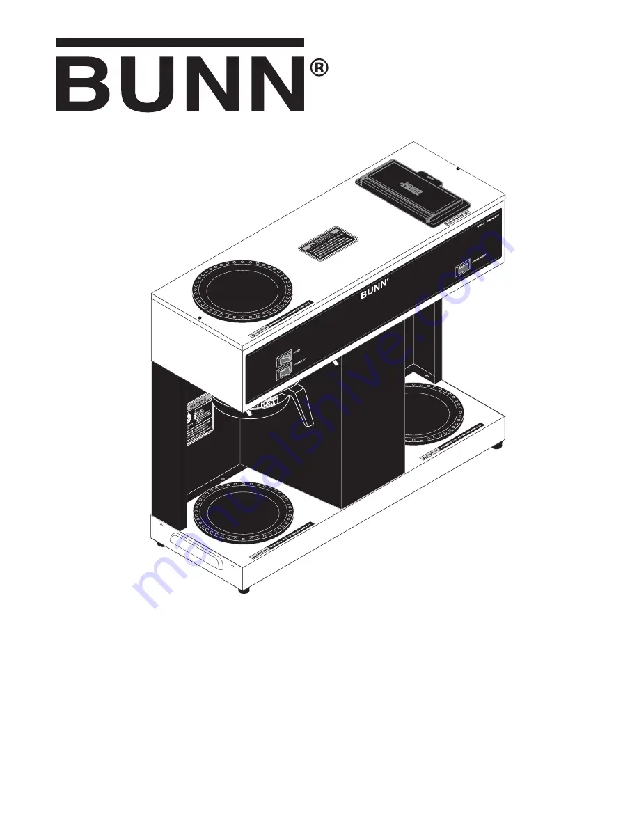 Bunn VPS Series Illustrated Parts Catalog Download Page 1