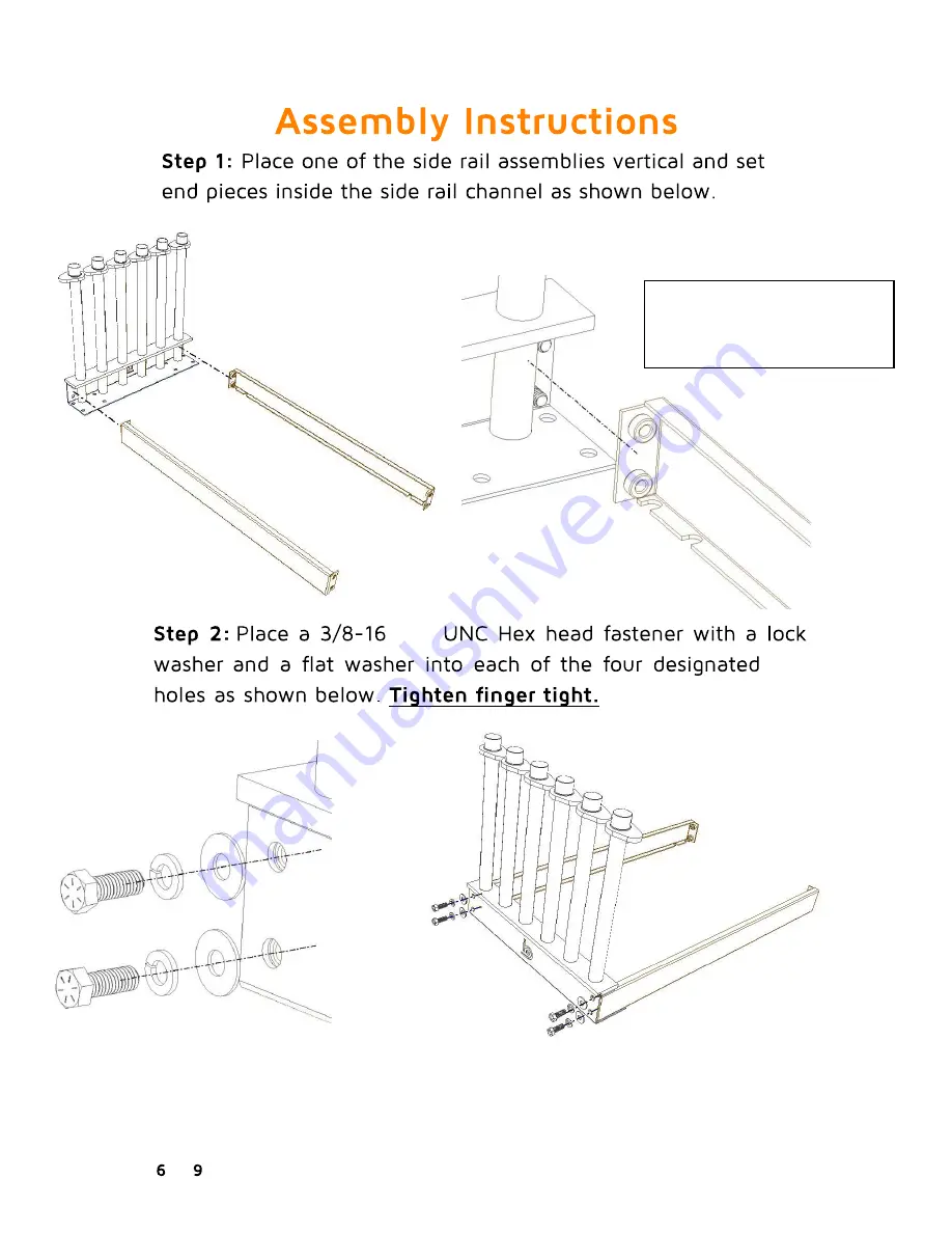 Burco RediRacks S Series Assembly & Instruction Manual Download Page 6