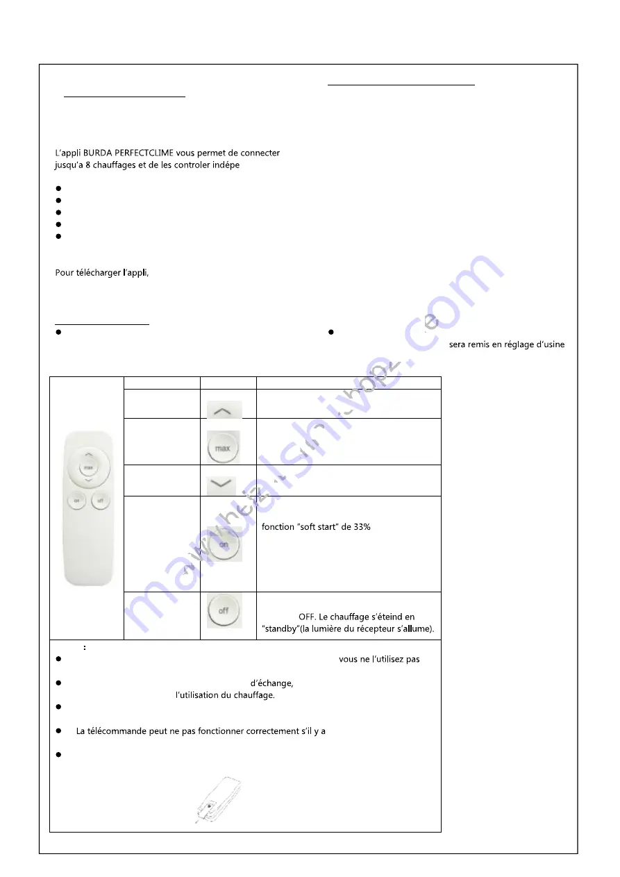 Burda BTURCAC200V Instructions For Use Manual Download Page 7