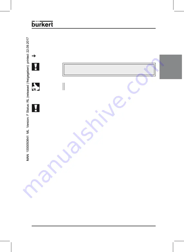 Burkert 0250 Operating Instructions Manual Download Page 5