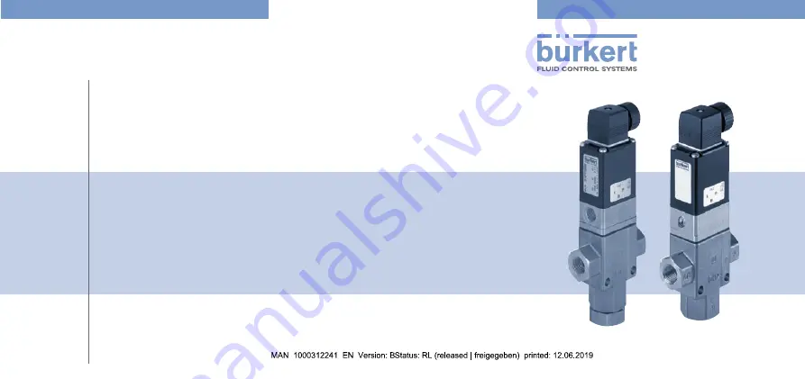 Burkert 0340 Скачать руководство пользователя страница 1