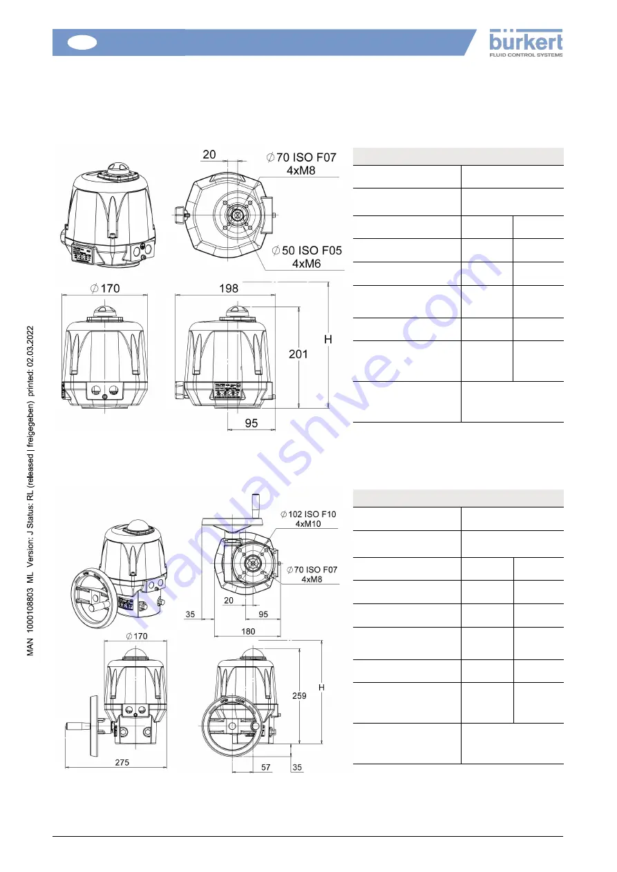 Burkert 100 Nm Installation And Operation Manual Download Page 7