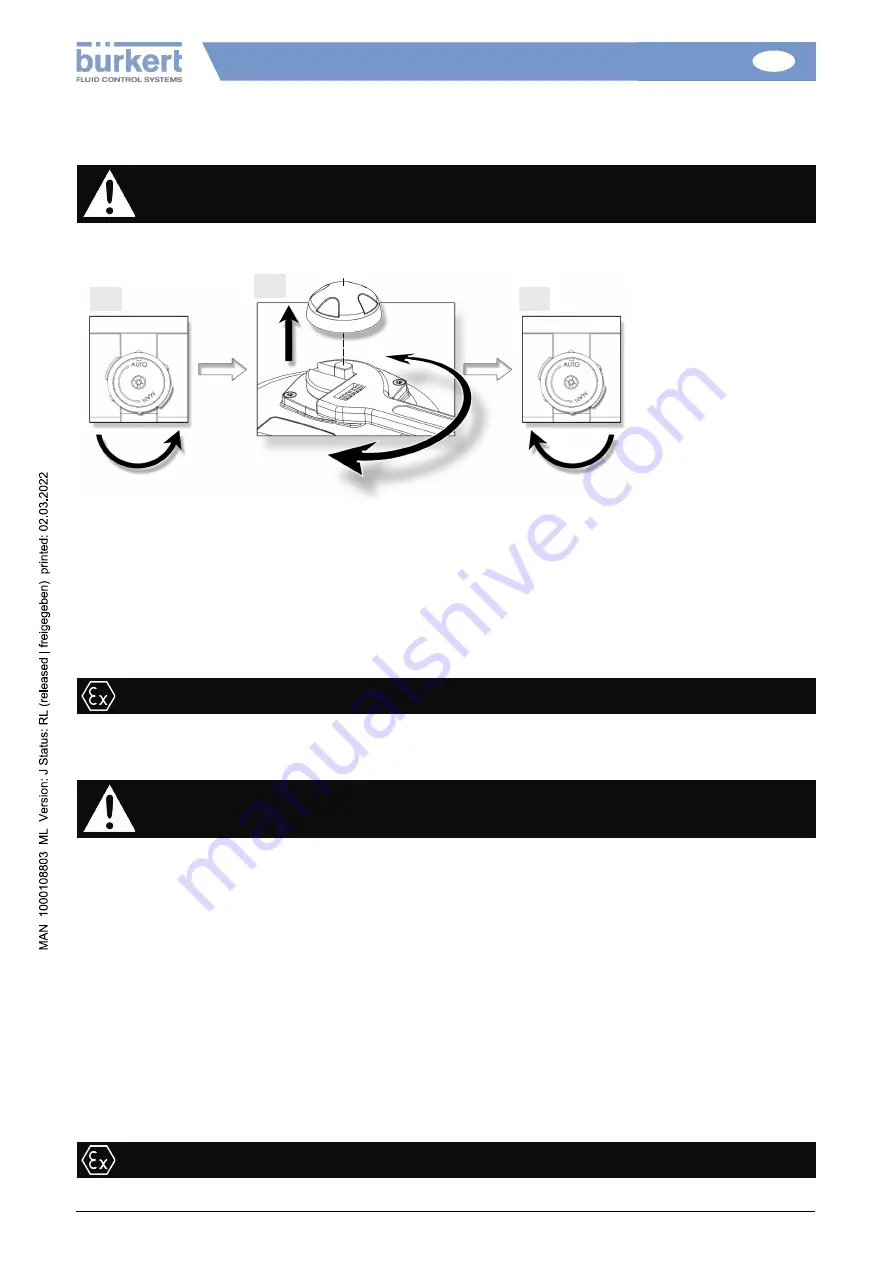 Burkert 100 Nm Installation And Operation Manual Download Page 8