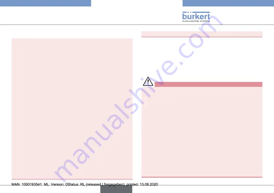 Burkert 141466 Quick Start Manual Download Page 31