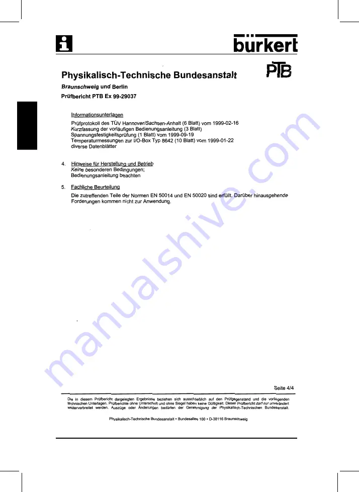 Burkert 142 791 Скачать руководство пользователя страница 9