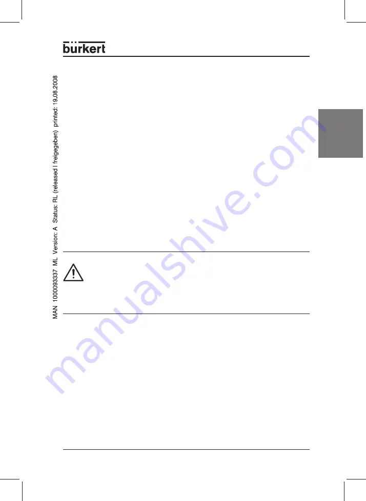 Burkert 178 354 Operating Instructions Manual Download Page 41