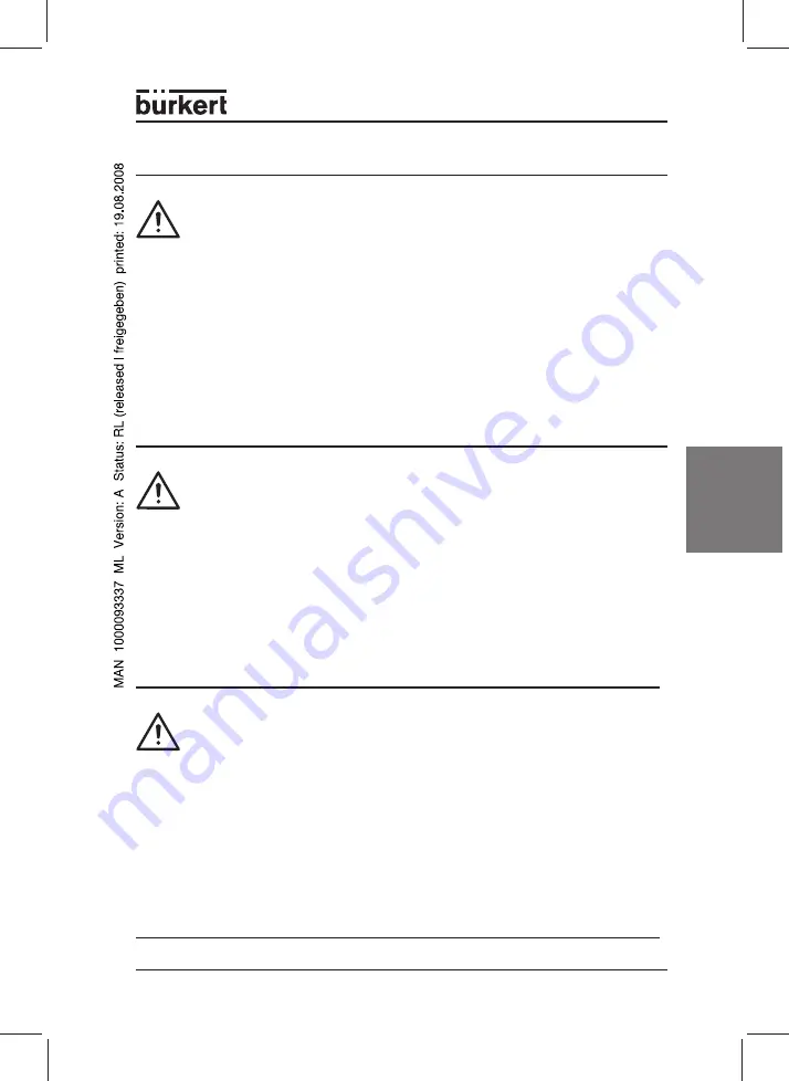 Burkert 178 354 Operating Instructions Manual Download Page 48