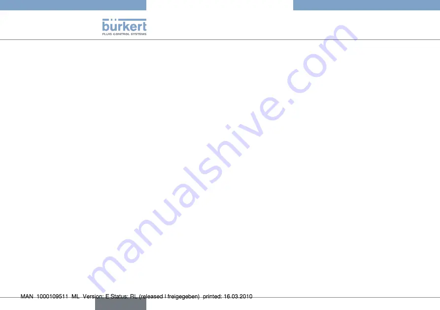 Burkert 2051 Operating Instructions Manual Download Page 4