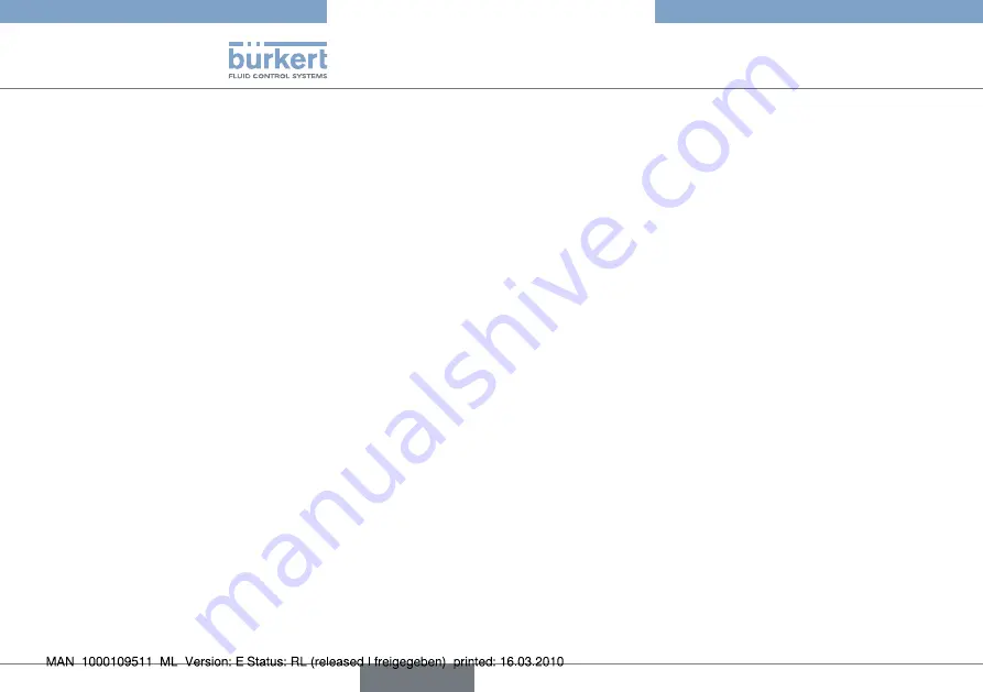 Burkert 2051 Operating Instructions Manual Download Page 28