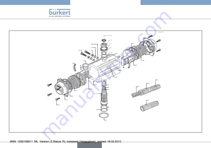 Burkert 2051 Operating Instructions Manual Download Page 40