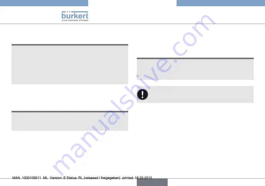 Burkert 2051 Operating Instructions Manual Download Page 74