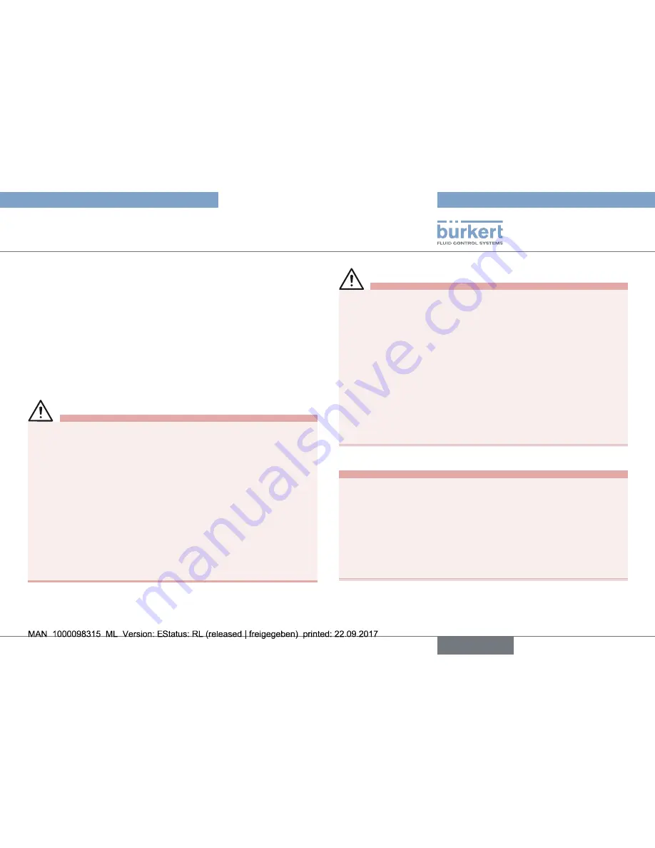 Burkert 2657 Operating Instructions Manual Download Page 7