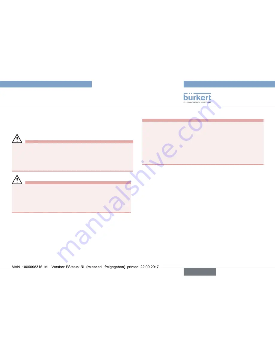 Burkert 2657 Operating Instructions Manual Download Page 15