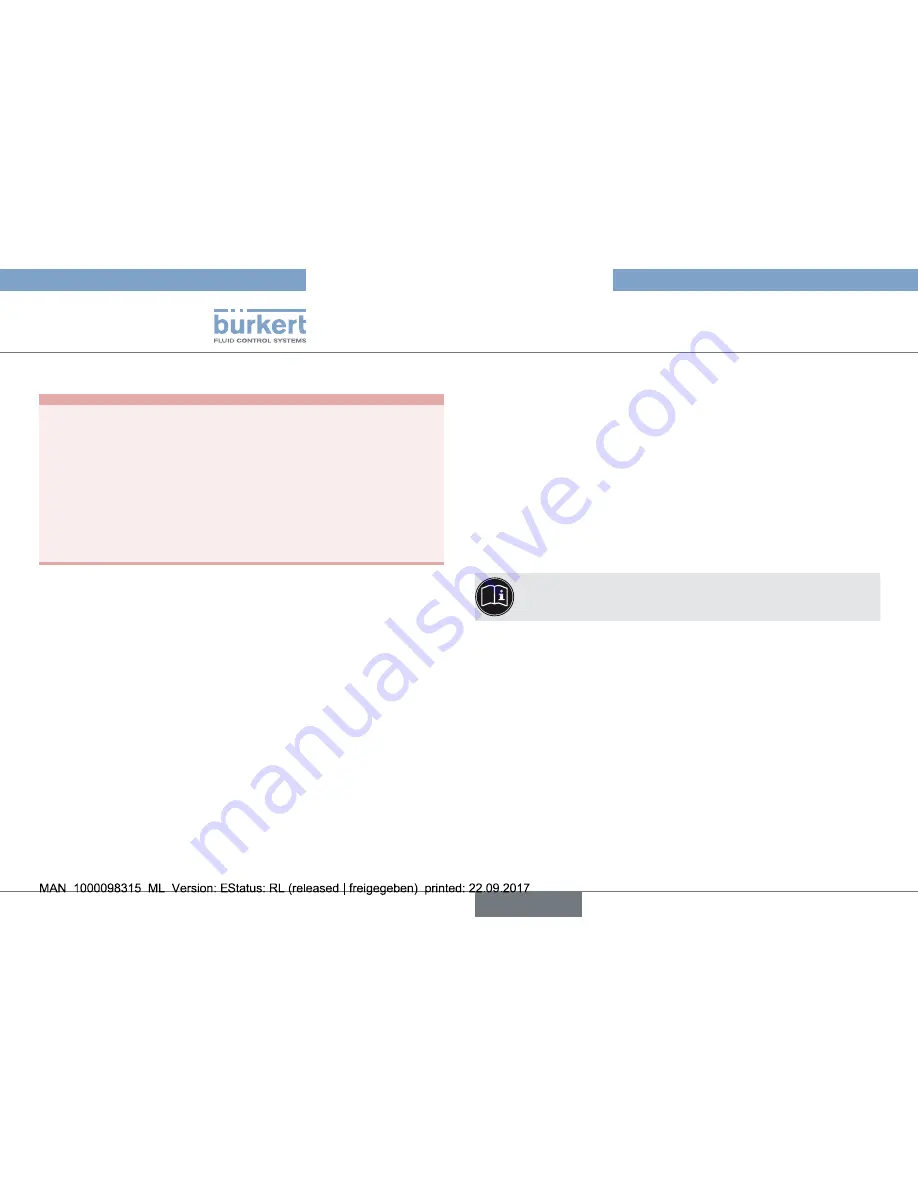 Burkert 2657 Operating Instructions Manual Download Page 68