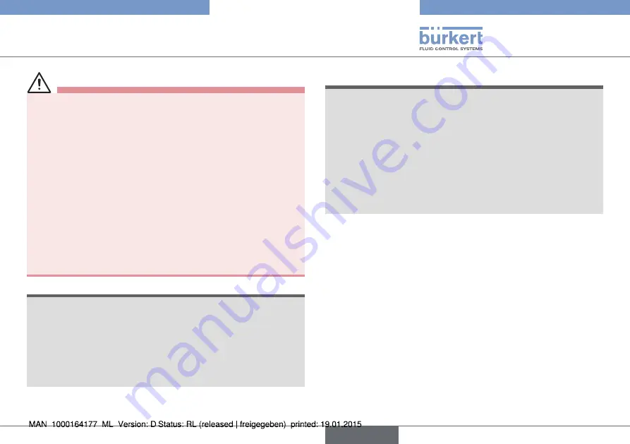 Burkert 8032 Operating Instructions Manual Download Page 53