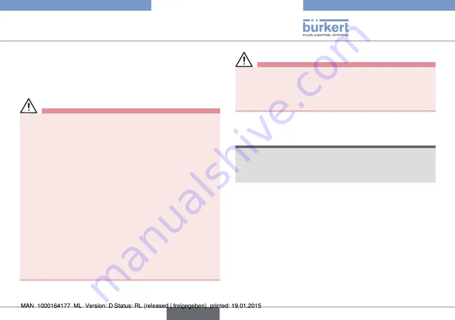 Burkert 8032 Скачать руководство пользователя страница 137