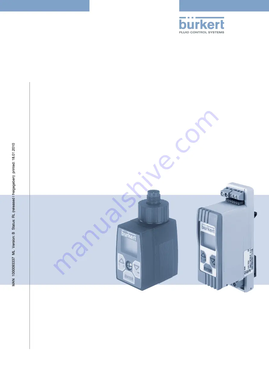 Burkert 8605 Series Скачать руководство пользователя страница 1