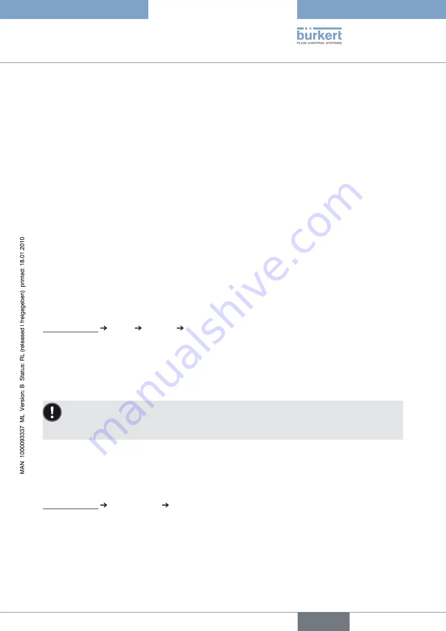 Burkert 8605 Series Operating Instructions Manual Download Page 9