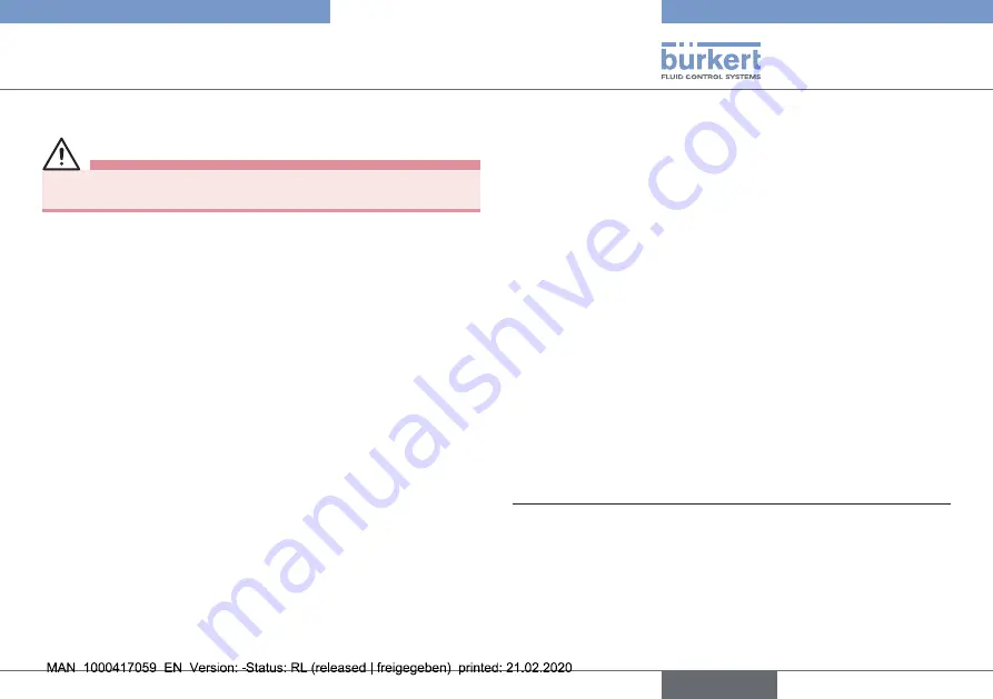 Burkert 8696 REV.2 Quick Start Manual Download Page 11