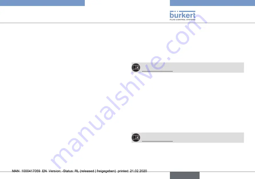 Burkert 8696 REV.2 Quick Start Manual Download Page 21