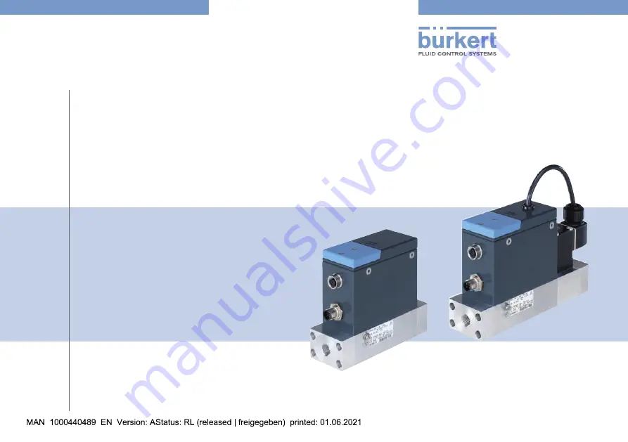 Burkert 8746 Operating Instructions Manual Download Page 1