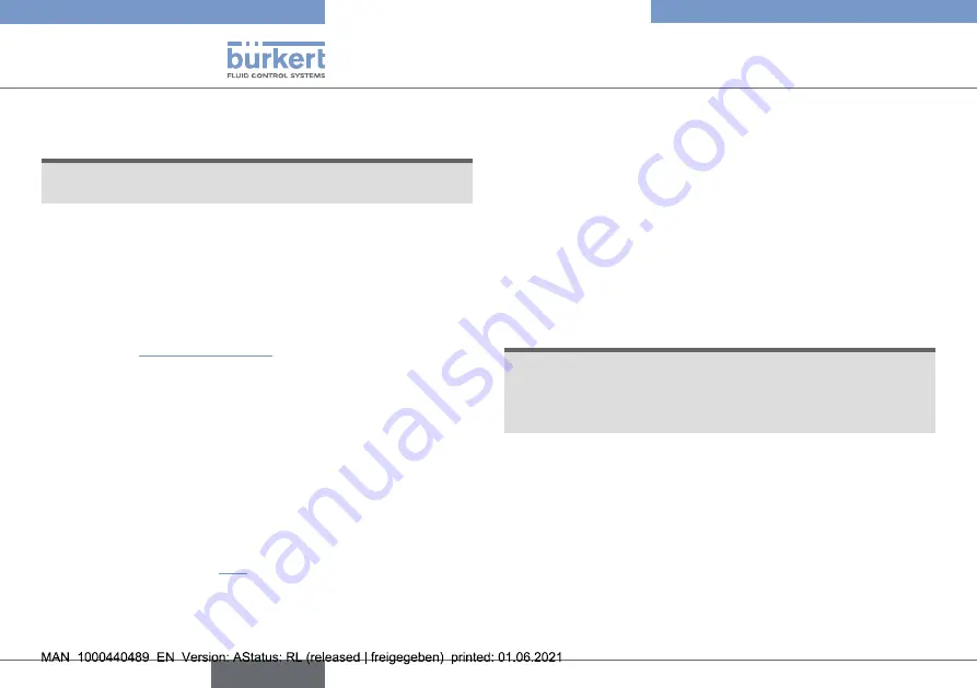 Burkert 8746 Operating Instructions Manual Download Page 16