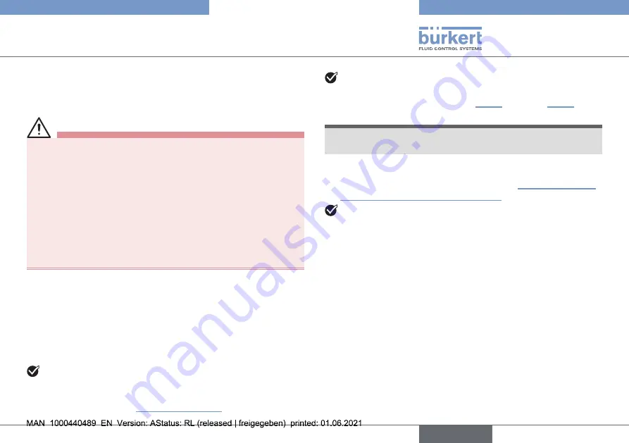 Burkert 8746 Operating Instructions Manual Download Page 39