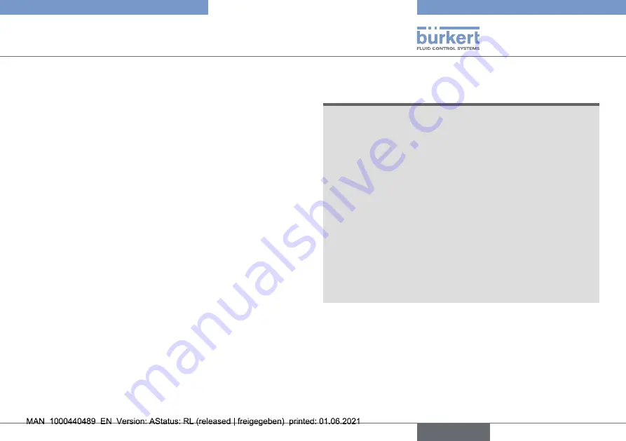 Burkert 8746 Operating Instructions Manual Download Page 57