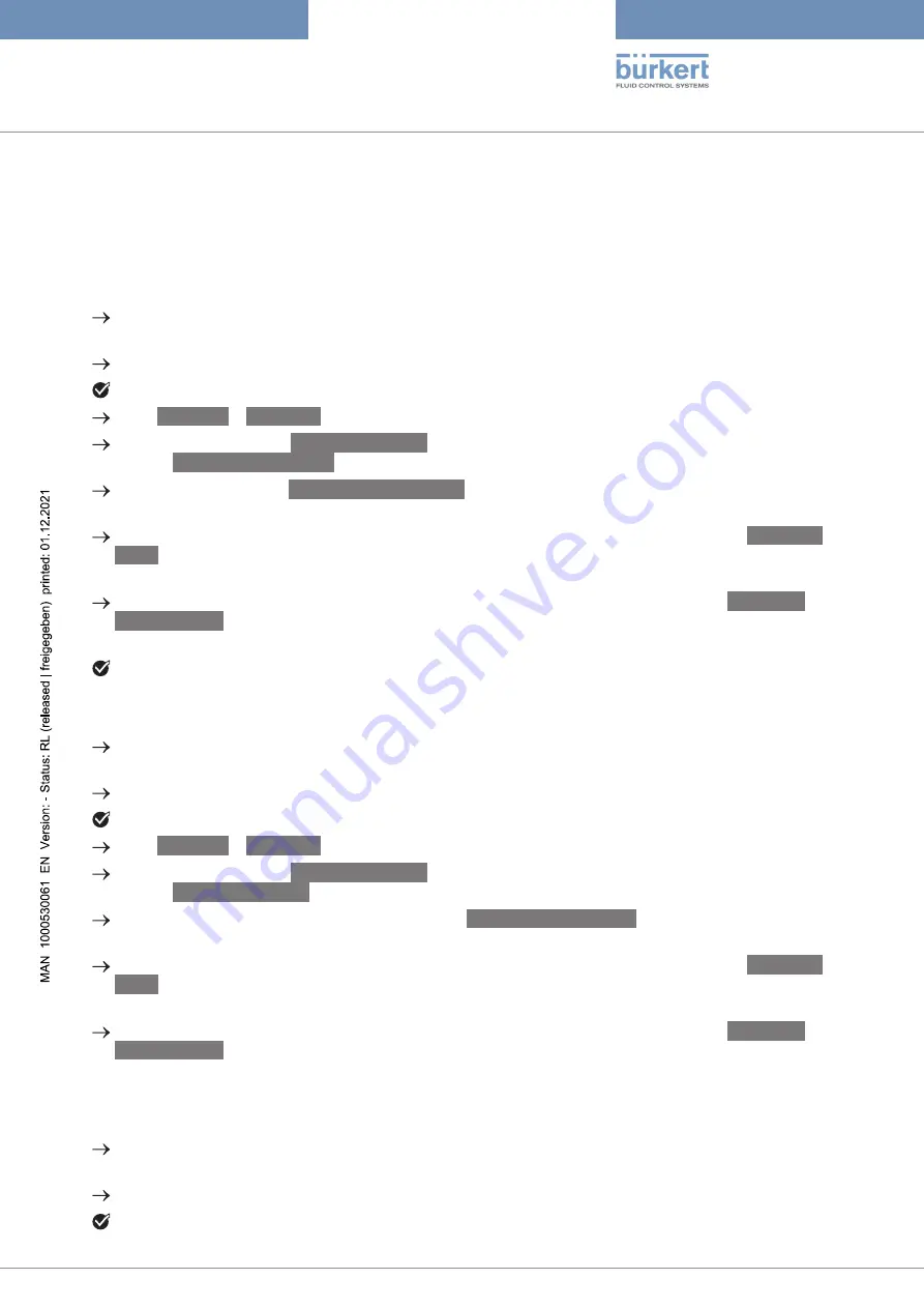 Burkert 8756 BATCH Operating Instructions Manual Download Page 31