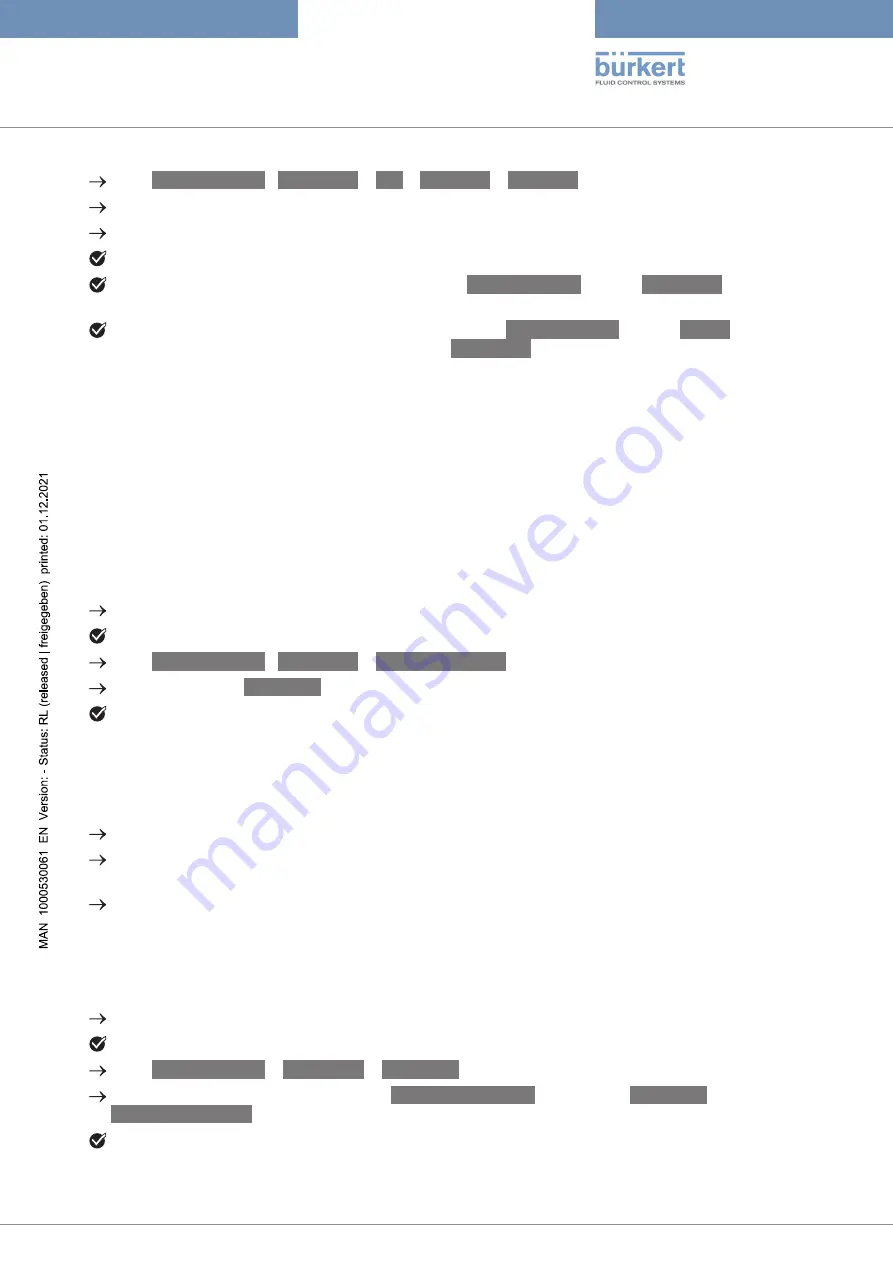 Burkert 8756 BATCH Operating Instructions Manual Download Page 39