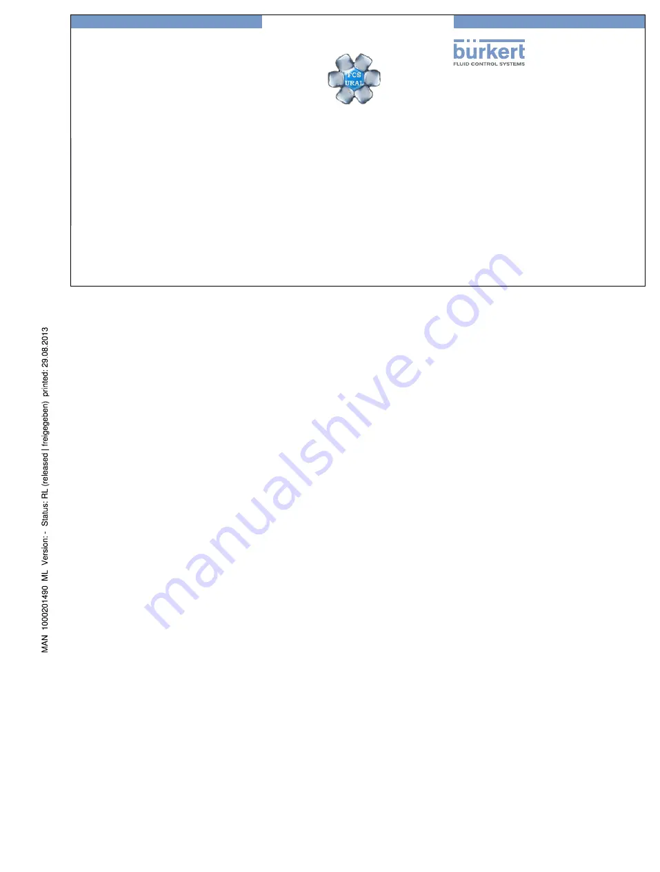 Burkert BBS-03 Operating Instructions Manual Download Page 11