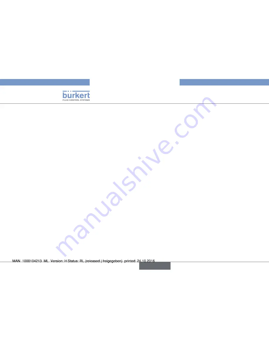 Burkert Positioner TopControl Basic 8694 Quick Start Manual Download Page 82