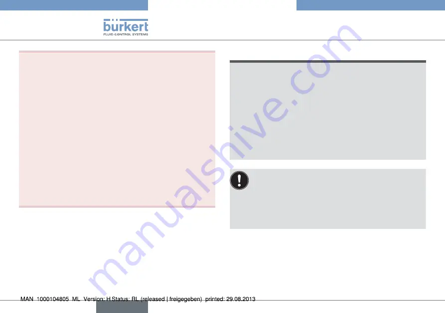 Burkert Positioner TopControl Basic 8696 Скачать руководство пользователя страница 6