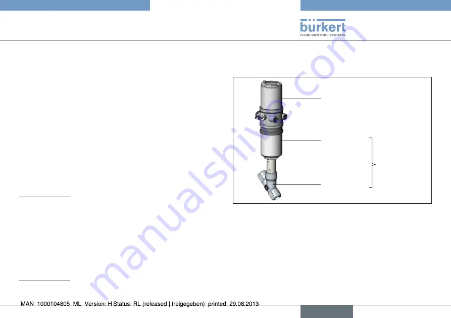 Burkert Positioner TopControl Basic 8696 Quick Start Manual Download Page 7