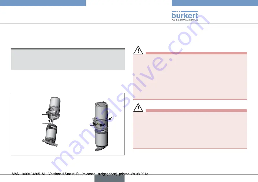 Burkert Positioner TopControl Basic 8696 Скачать руководство пользователя страница 53