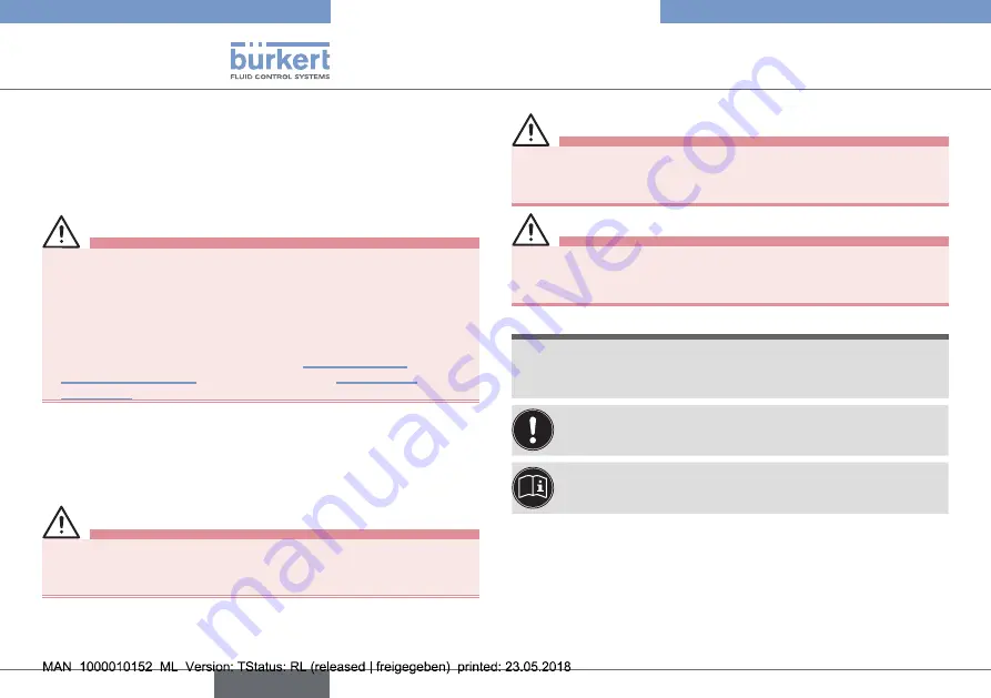 Burkert PTB 00 ATEX 2202 X Operating Instructions Manual Download Page 4