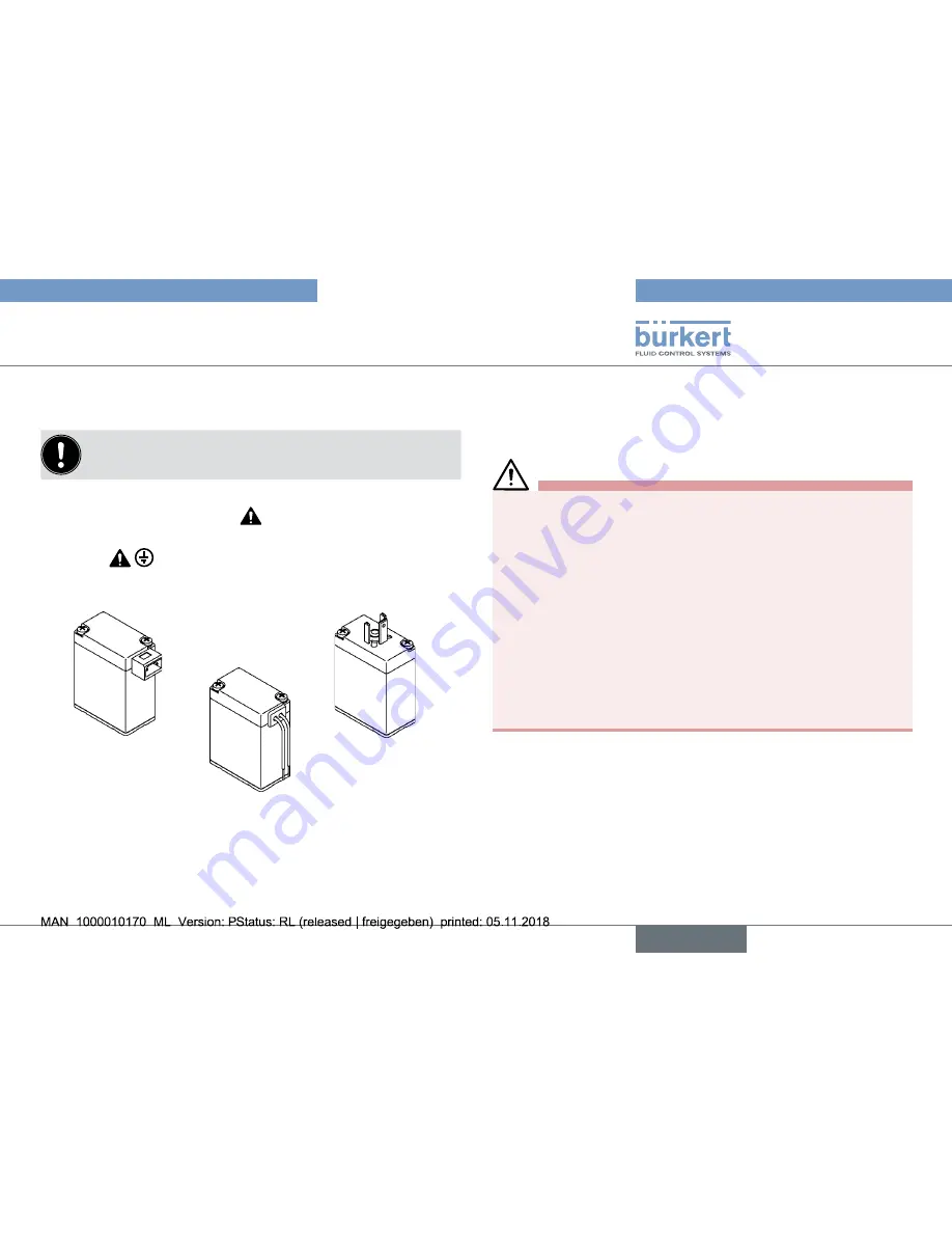 Burkert PTB 01 ATEX 2175 Operating Instructions Manual Download Page 13