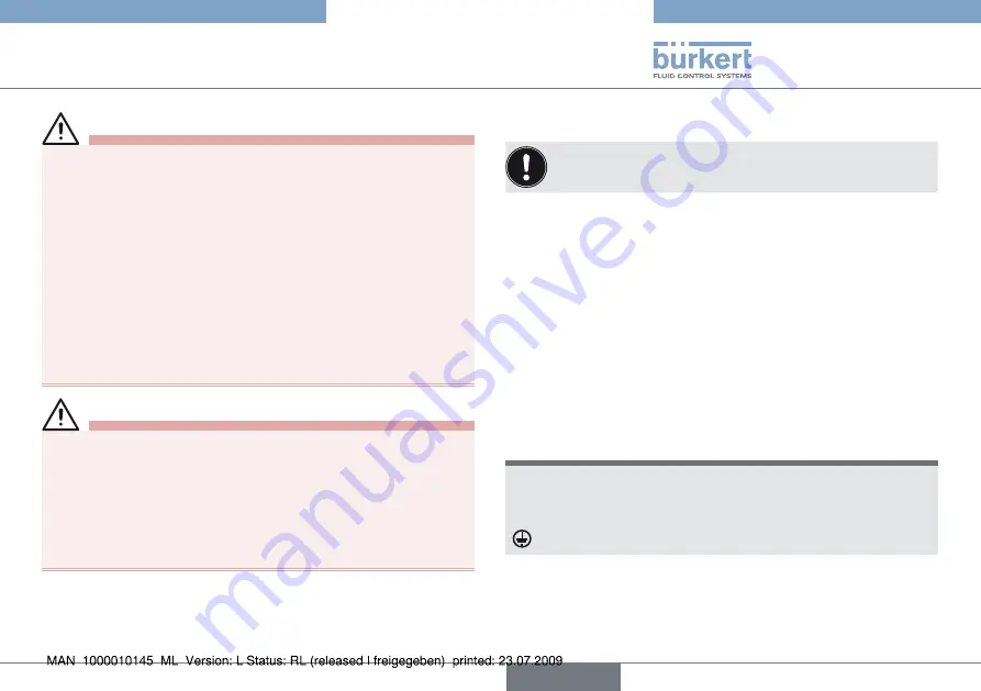 Burkert PTB 03 ATEX 1030 X Скачать руководство пользователя страница 37