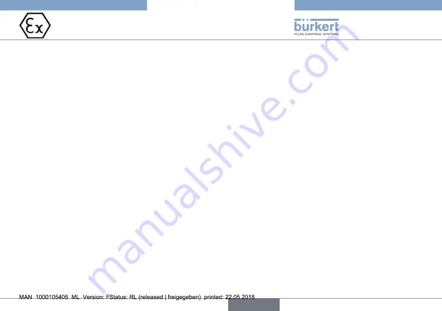 Burkert PTB 07 ATEX 2063 X Operating Instructions Manual Download Page 17