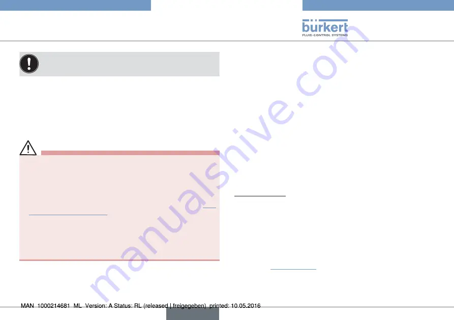 Burkert Robolux 2036 Quick Start Manual Download Page 39