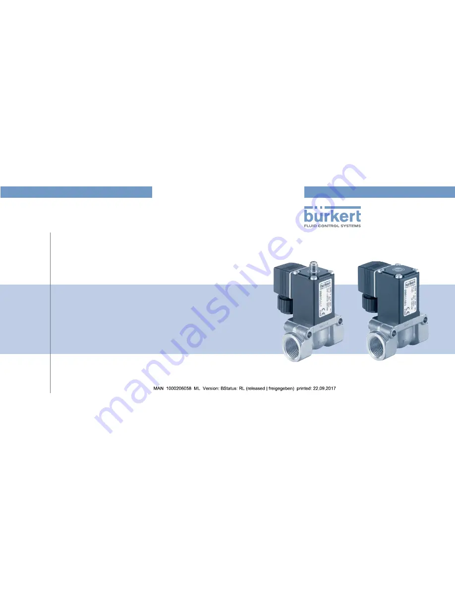 Bürkert 0400 Operating Instructions Manual Download Page 1