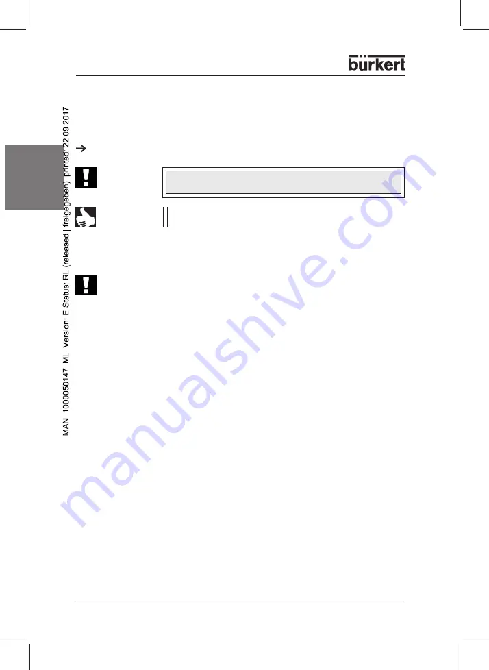 Bürkert 0911 Operating Instructions Manual Download Page 4