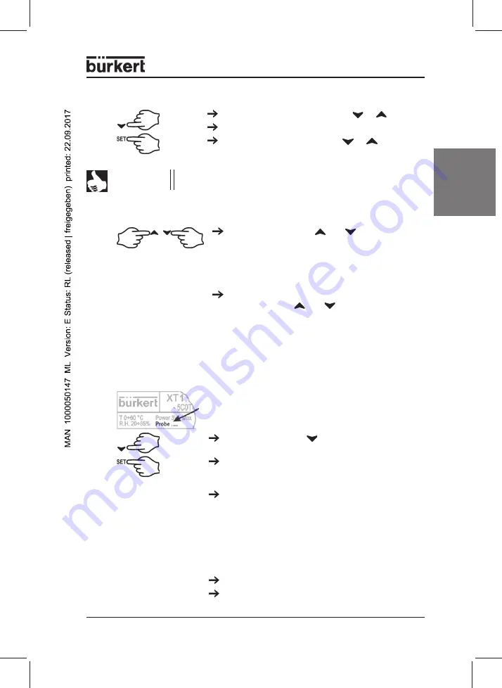 Bürkert 0911 Operating Instructions Manual Download Page 9